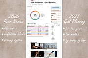2026 Review & 2027 Planner Template, a Presentation Template by PSD templates and Photos (Thumbnail 3 of 8)