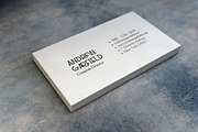 Minimal Business Card, a Business Card Template by land art (Thumbnail 3 of 4)