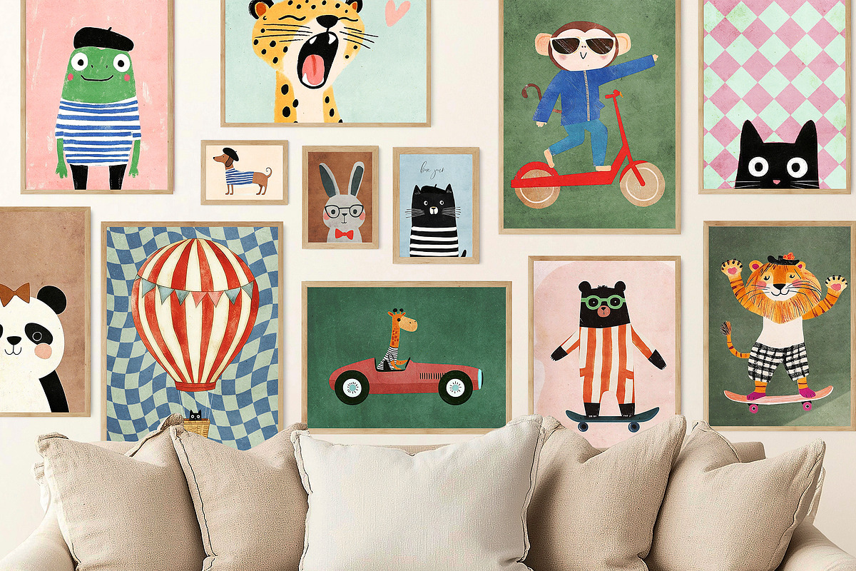 Nursery Print Bundle - 120+, a Background Graphic by Artemsky (Photo 4 of 9)