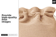Drawstring / Burlap Jute Bag Mock-up, a Packaging Mockup by Mocca Mockups Store (Thumbnail 11 of 11)
