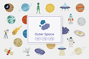 Outer Space Illustration, an Object Graphic by Jump Studio (Thumbnail 1 of 4)