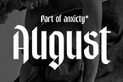 Nightwoe - Modern Blackletter, a Blackletter Font by Novitype (Thumbnail 8 of 13)