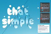 Water Text Effect, a Layer Style Add-On by Evlogiev Studio (Thumbnail 5 of 6)