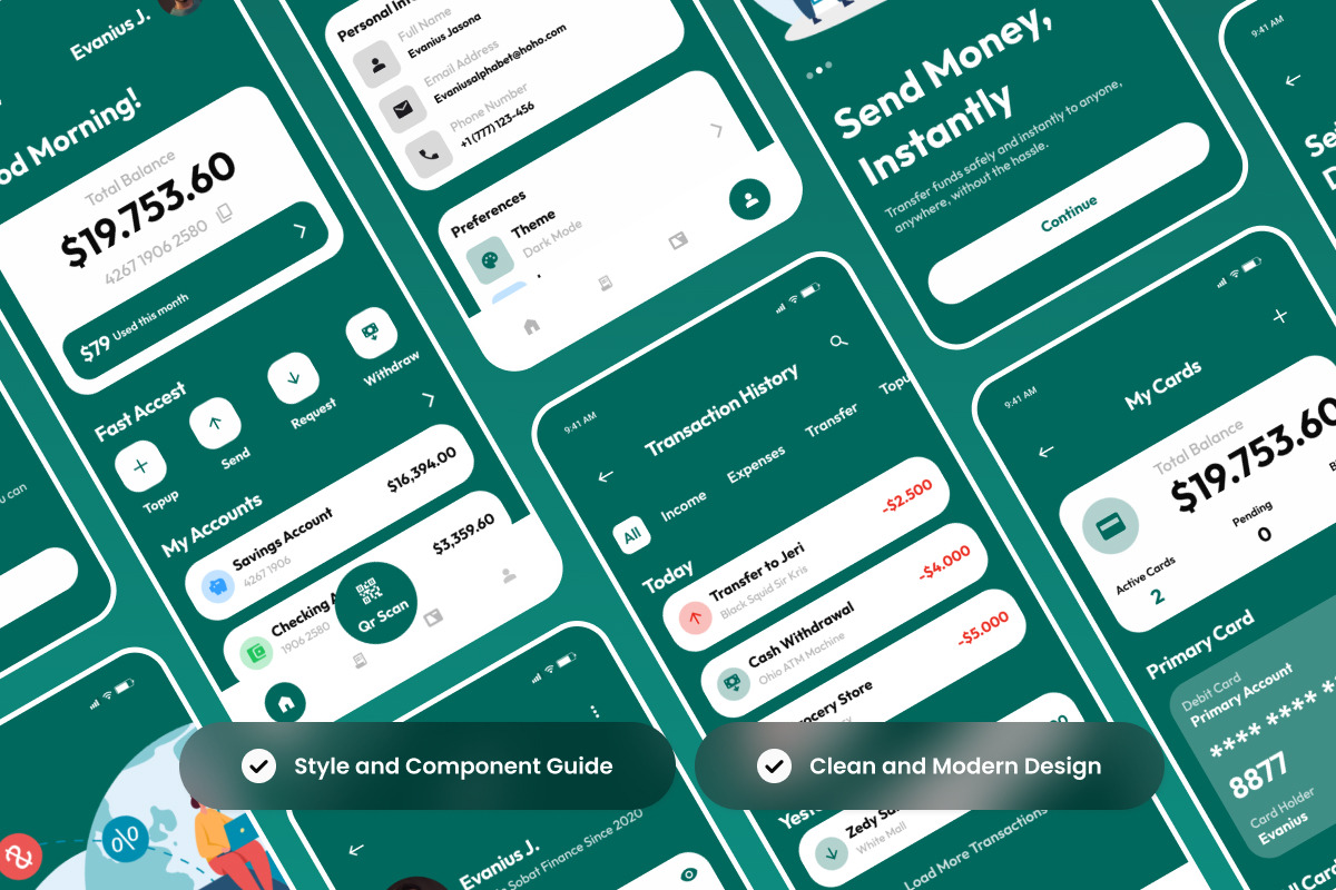 Sobat Finance – Neobank App Design, an App Template by productype1 (Photo 3 of 5)