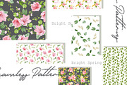 Bright Spring Pattern Collection, a Pattern Graphic by OlgaSerbun (Thumbnail 4 of 5)