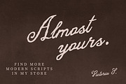 Quiet Attempt Love Handwritten Font, a Script Font by Struvictory.art (Thumbnail 9 of 9)