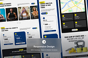 Health & Training Landing Page UI, a Landing Page Template by twinstd (Thumbnail 3 of 5)