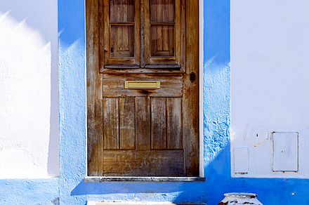 Colorful house, Mértola, Portugal, an Architecture Photo by Shootdiem