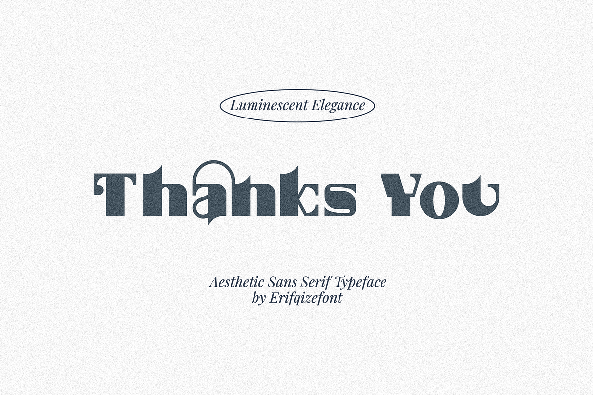 Luminescent Elegance Font, a Sans Serif Font by Erifqizefont (Photo 21 of 21)