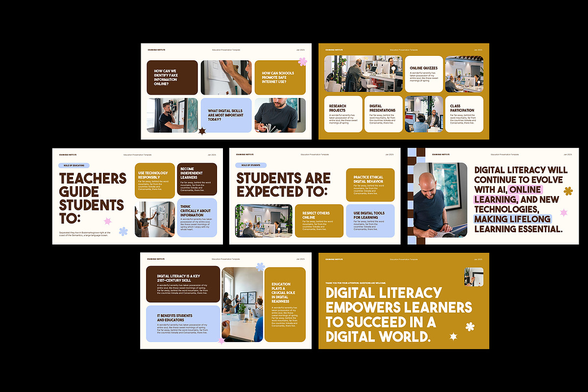 Creative Education PPT Presentation, a Presentation Template by Neermana (Photo 4 of 4)