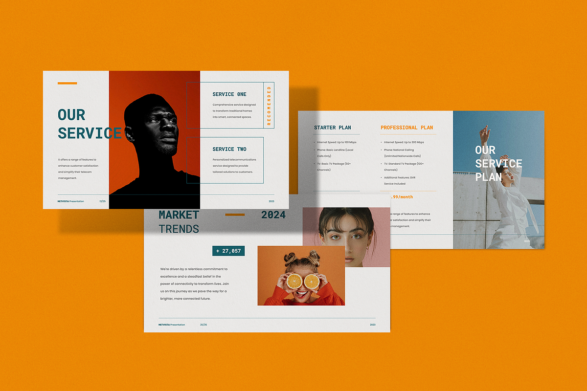 Netvista Pitch Deck - Powerpoint, a Presentation Template by Surotype (Photo 5 of 9)