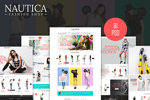 Nautica - Fashion eCommerce PSD