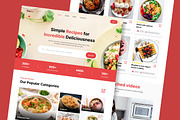 Foodie - Recipe to Foods Landingpage, a Landing Page Template by twinstd (Thumbnail 3 of 4)