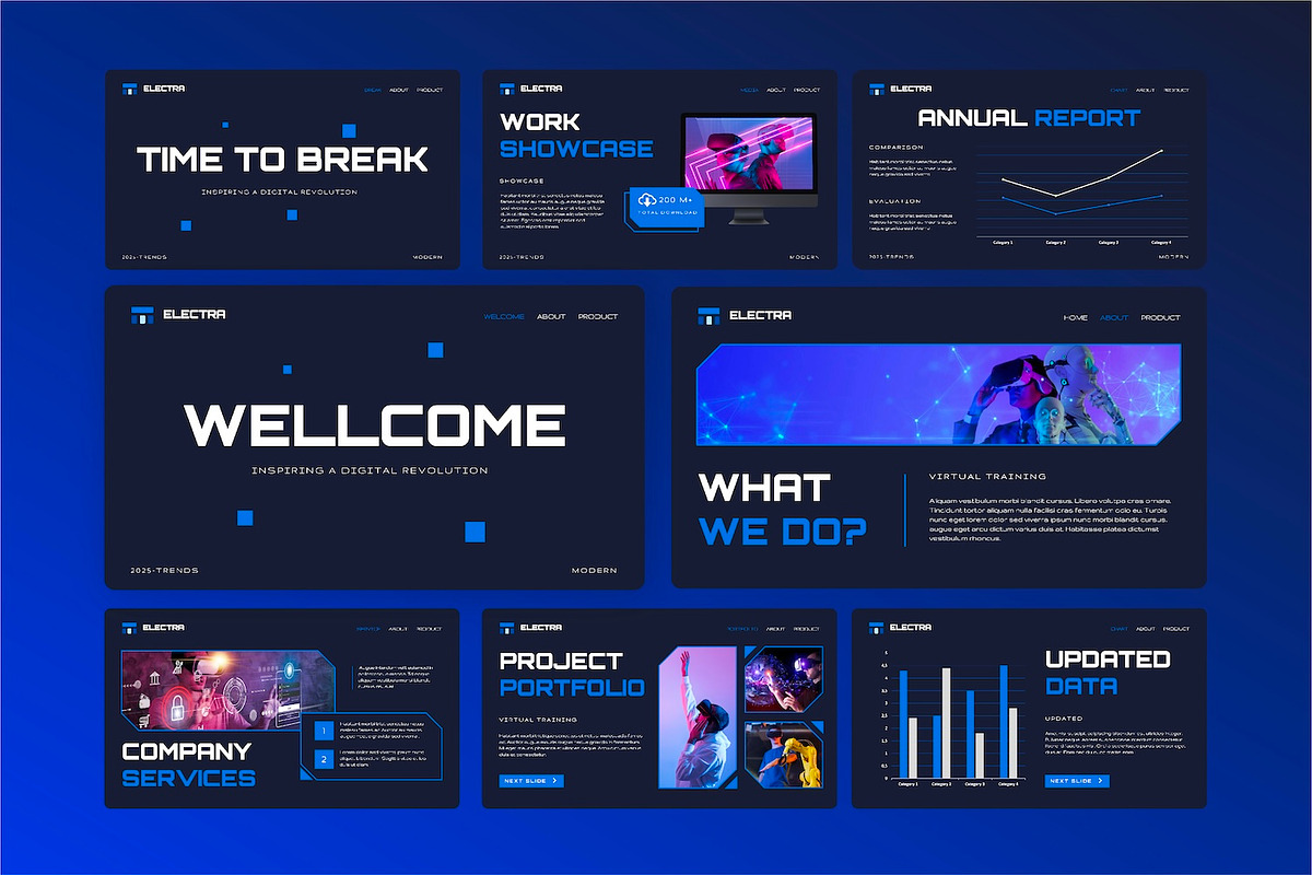 Virtual Reality Keynote Presentation, a Presentation Template by Kren Studio (Photo 3 of 8)