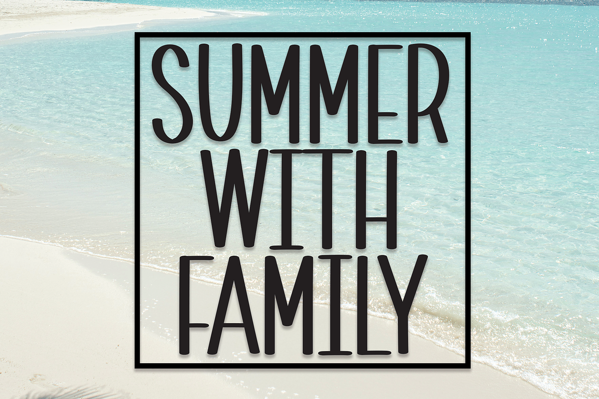Summer With Family | Script Font, a Script Font by Scratchones (Photo 1 of 8)