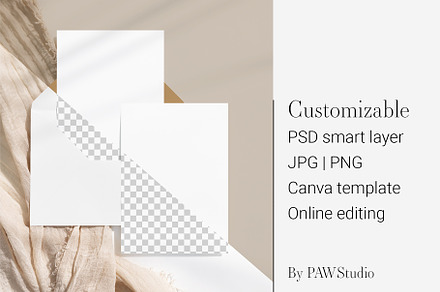 Customizable CardMockup 5x7 8e2c5b32