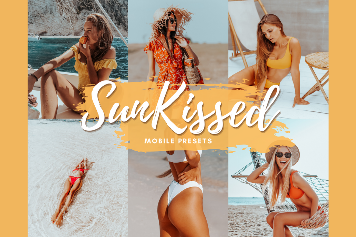 SUNKISSED Mobile Lightroom Presets, an Action Add-On by 123PRESETS.COM (Photo 1 of 10)