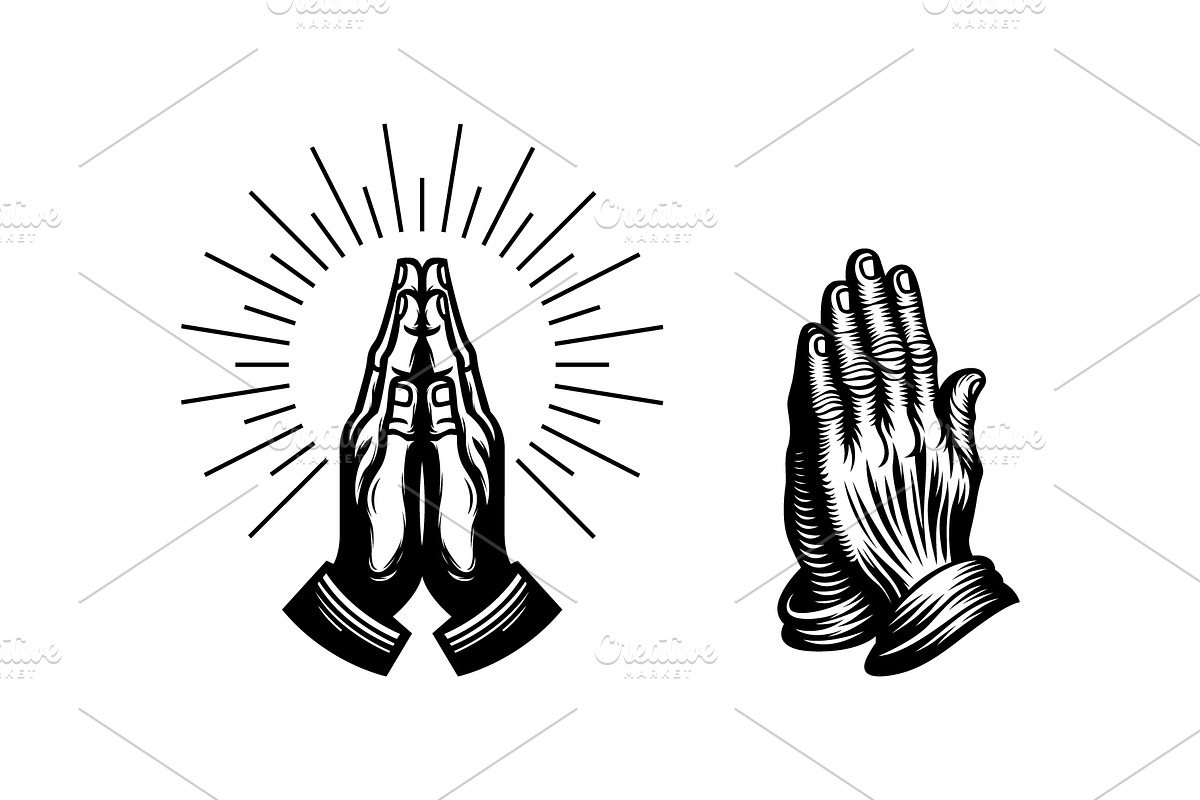 Namaste Hands Spiritual, a Person Illustration by Pixes