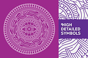 Set of Sacred Symbols and Patterns, an Illustration by Zhurov (Thumbnail 2 of 9)