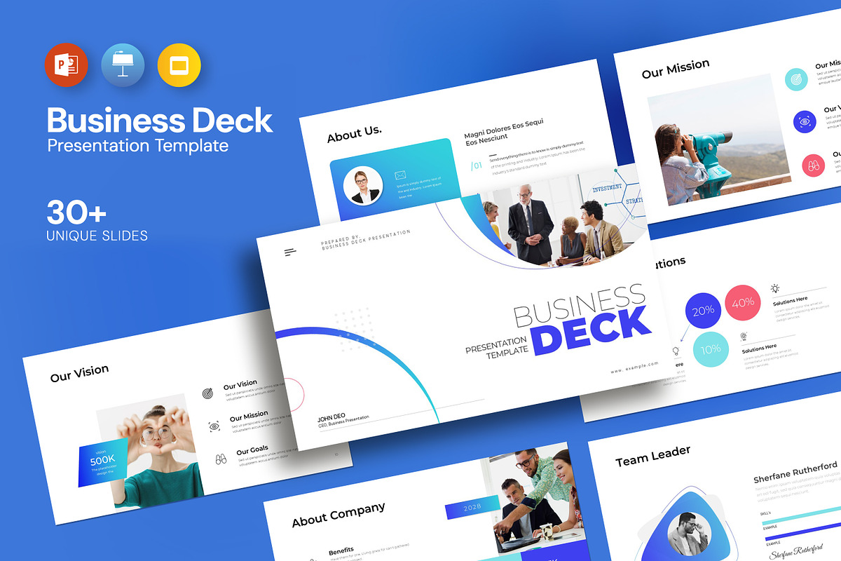 Business Deck Presentation Template