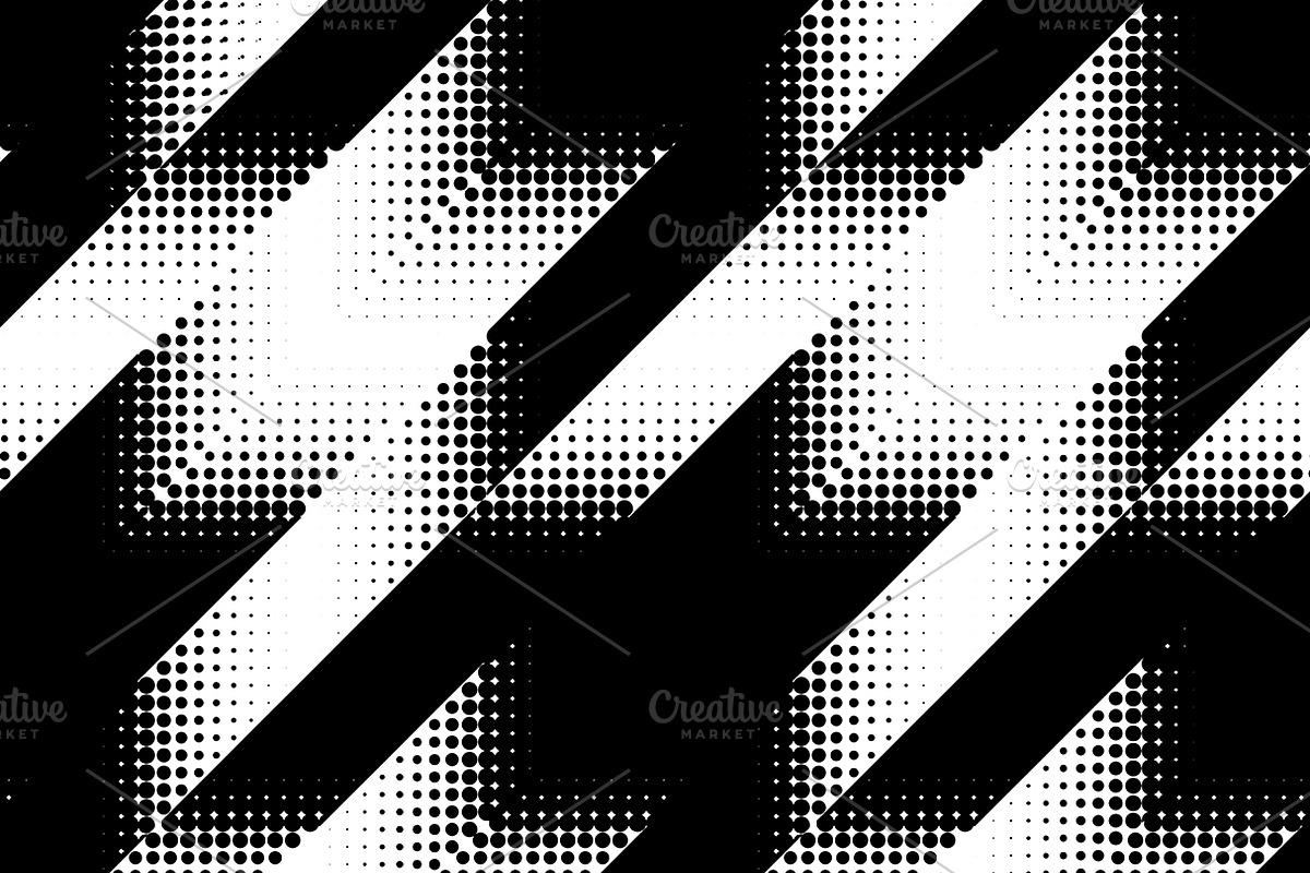 10 houndstooth patterns, a Pattern Graphic by tkdesign (Photo 9 of 11)