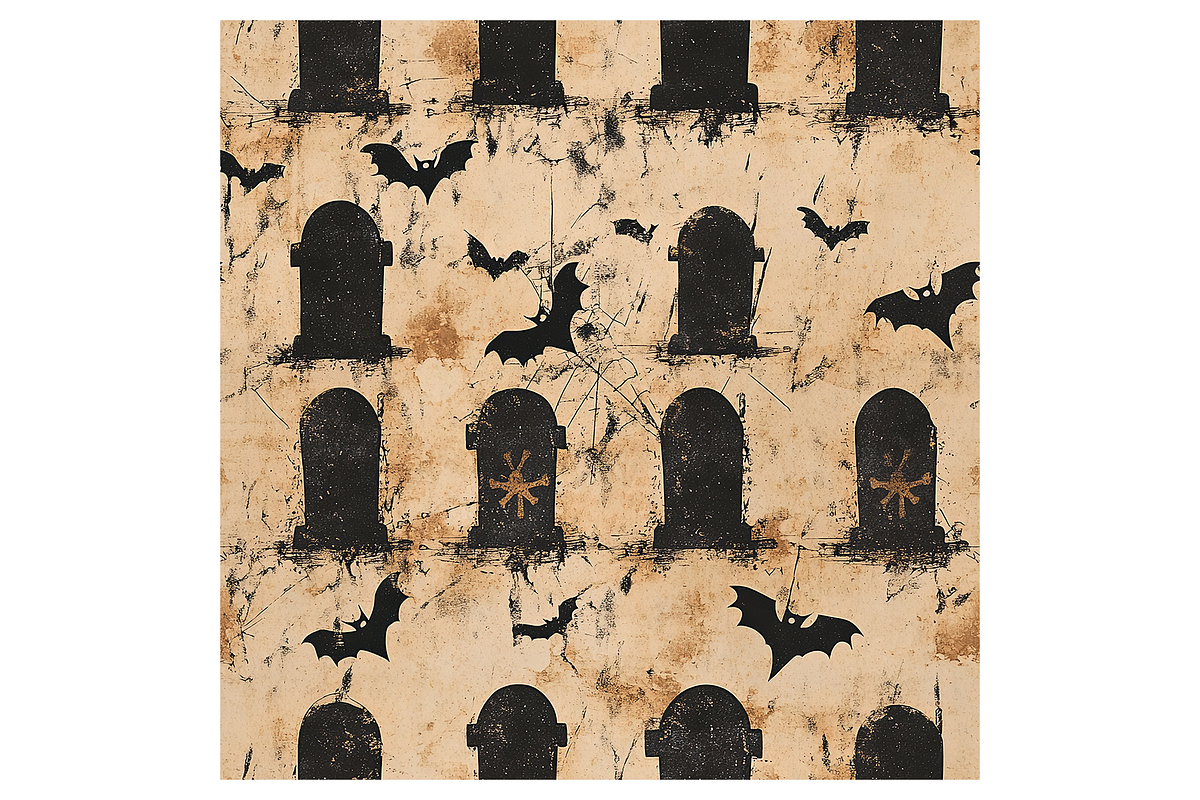 Vintage Halloween Digital Paper, a Pattern Graphic by Chromolume Studio (Photo 26 of 28)