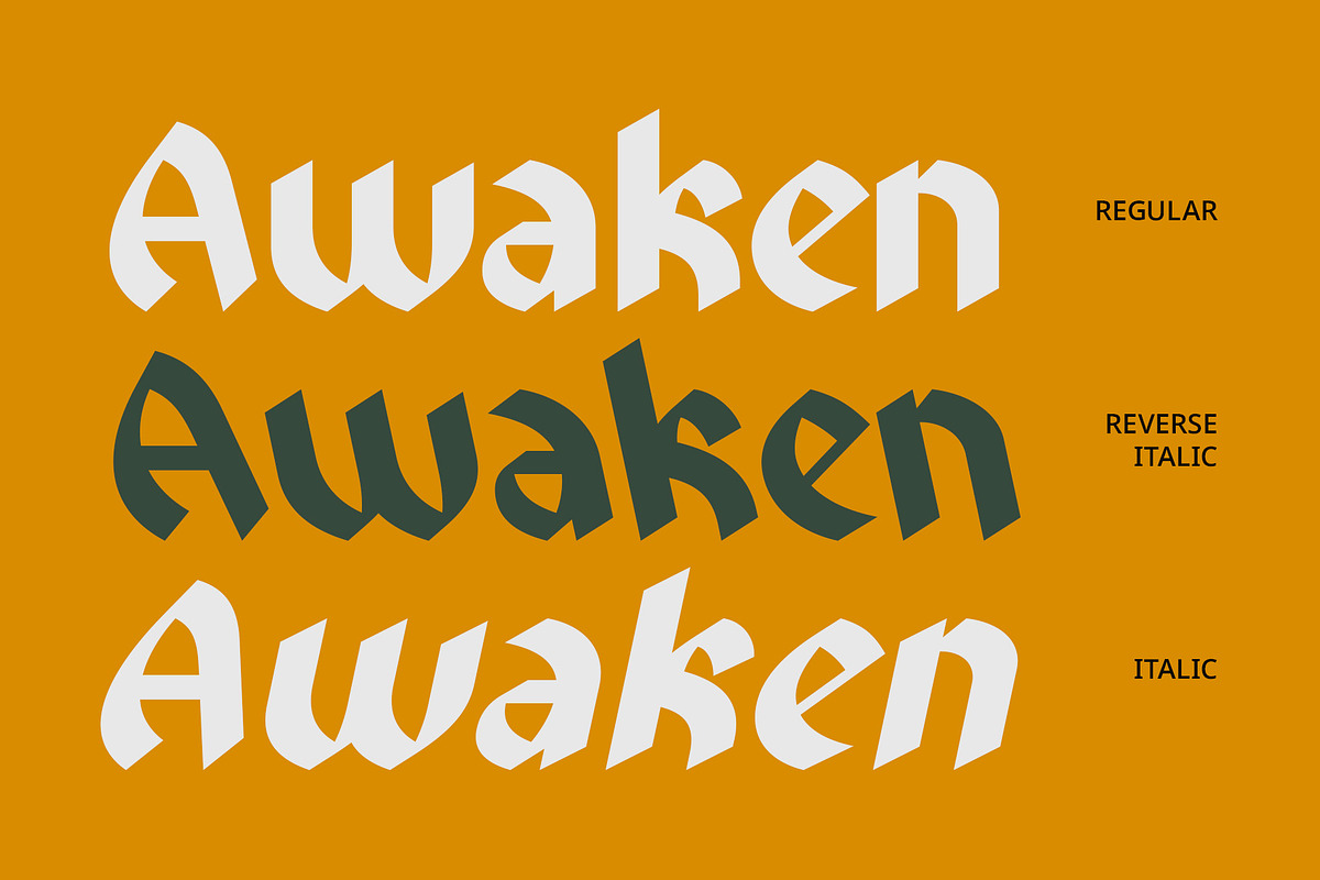 CS Waylen – Blackletter Font, a Blackletter Font by Craft Supply Co. (Photo 2 of 8)