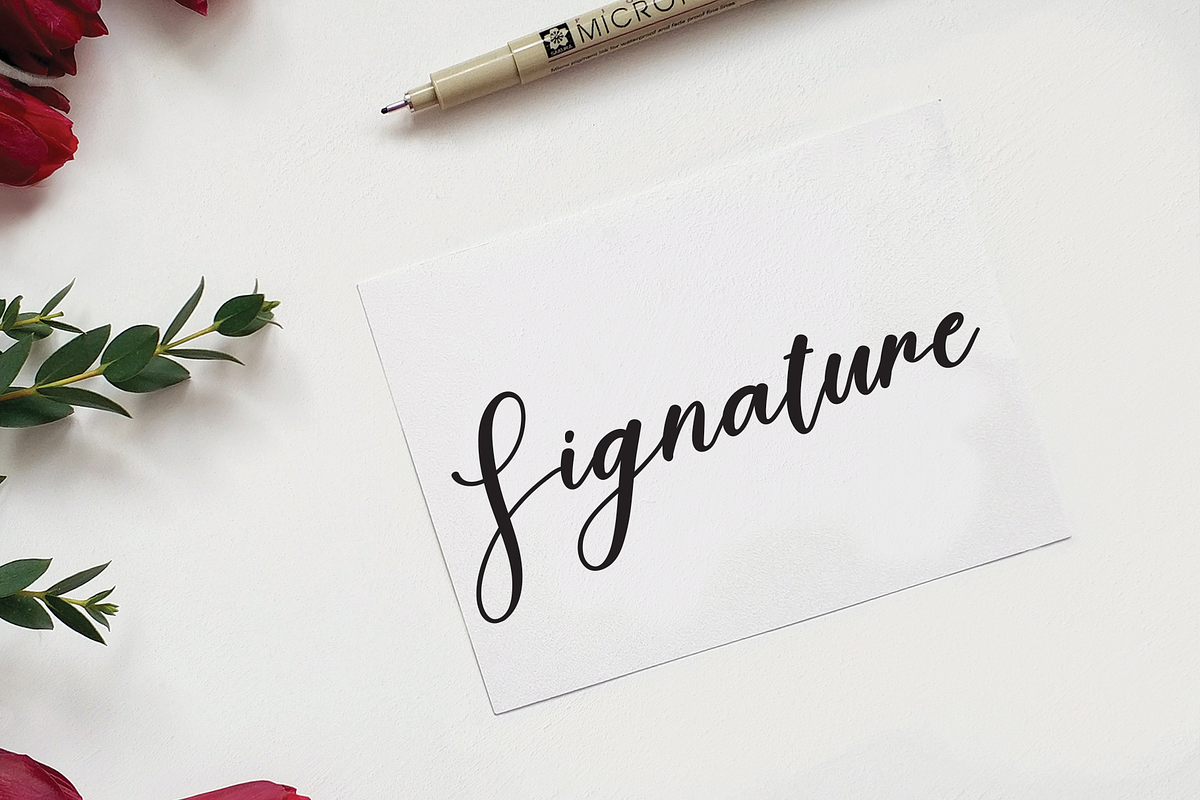 Calligraphy Brilliant | Script Font, a Script Font by Scratchones (Photo 5 of 8)