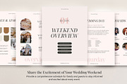 Wedding Weekend Guide template, a Magazine Template by 3.14&Co (Thumbnail 3 of 11)