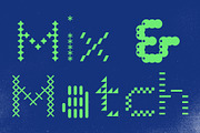 Halo Halo - Multi-Style Modular Font, a Sans Serif Font by Studio Aurora (Thumbnail 9 of 9)
