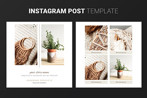 Canva Instagram Minimalist Post