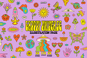 Groovy Universe Illustration Pack, an Illustration by The Isian (Thumbnail 1 of 10)
