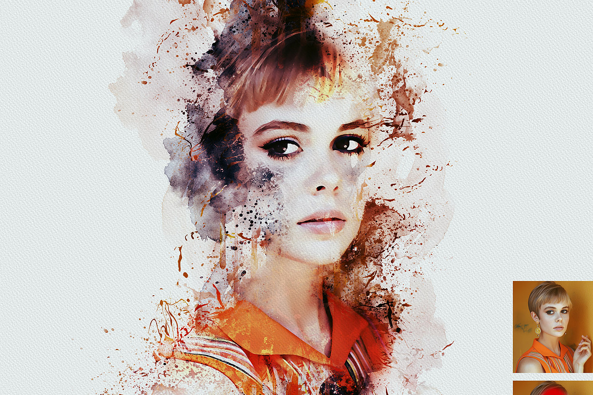 Ink Manipulation Photoshop Action, an Action Add-On by Photoshop Action (Photo 8 of 10)
