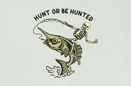 HUNT OR BE HUNTER, an Animal Illustration by Ngaula Std.