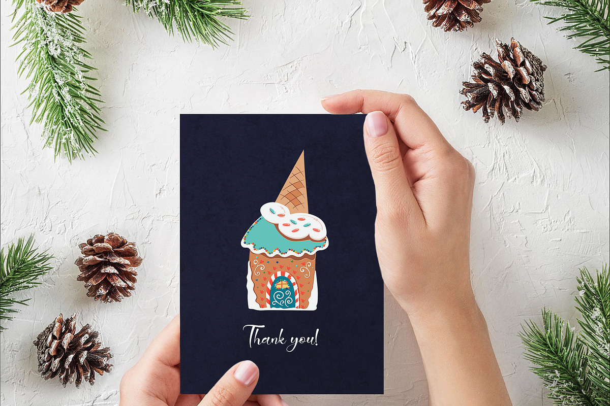Gingerbread Candy Land, a Pattern Graphic by Lidiebug (Photo 7 of 7)