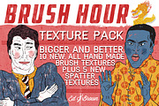 BRUSH HOUR 2! - Texture Pack, a Texture Graphic by Ed J Brown (Thumbnail 1 of 2)