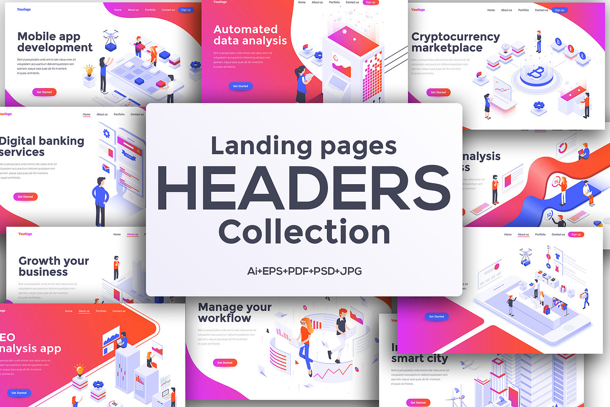 Modern flat design isometric concept, a Person Illustration by Creative Graphics (Photo 1 of 12)