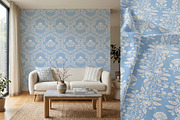 Luxury Floral Damask Patterns, a Pattern Graphic by Sonulkaster (Thumbnail 3 of 13)