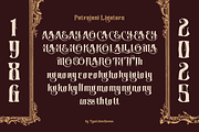 Patrajani - Decorative Serif, a Blackletter Font by TypeClassHeroes (Thumbnail 15 of 15)