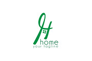 Letter H - Home Logo, a Branding & Logo Template by Sahade Studio (Thumbnail 1 of 4)