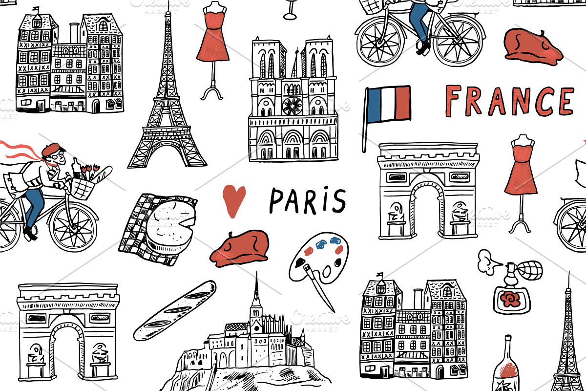 France Map, an Education Illustration by GooseFrol (Photo 7 of 13)