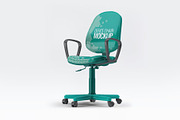 Office Chair Mock-Up, a Product Mockup by DesignRushMarket (Thumbnail 4 of 6)