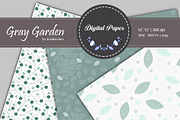 Garden gray | Patterns, a Pattern Graphic by DoubleColors (Thumbnail 2 of 2)