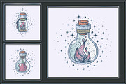 A set of witch potions., an Illustration by KS.IVA (Thumbnail 7 of 10)