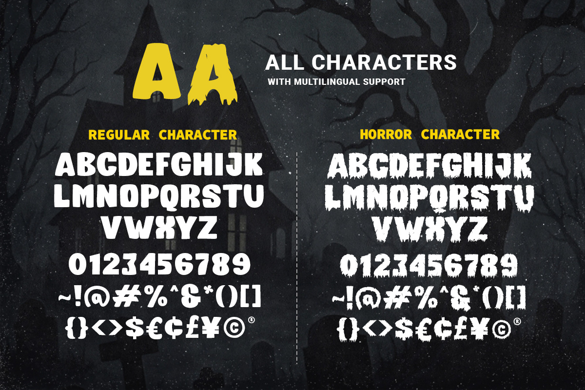 Brain Eater - Scary Bold Font, a Sans Serif Font by Bale Type (Photo 12 of 12)