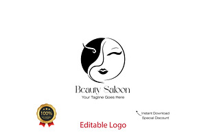 Modern Beauty Logo Design Template, a Branding & Logo Template by YUDesignStore