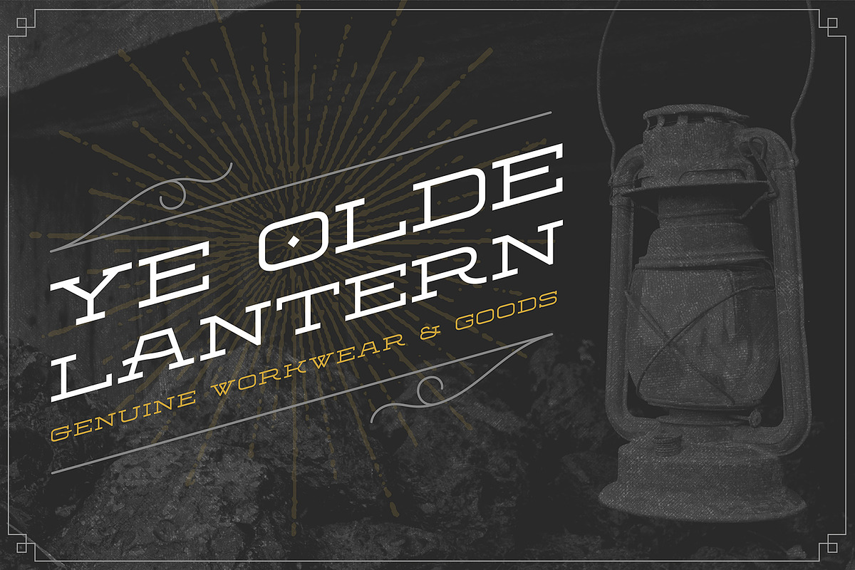 Iron Range Typeface preview 3