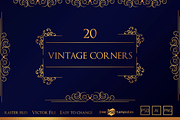 Vector Vintage Borders Collection, an Object Graphic by Free-PSD-Templates (Thumbnail 2 of 4)