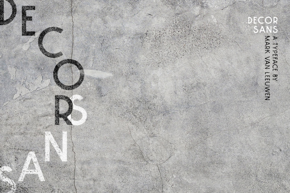 Decor Sans, a Sans Serif Font by Mark van Leeuwen (Photo 5 of 6)