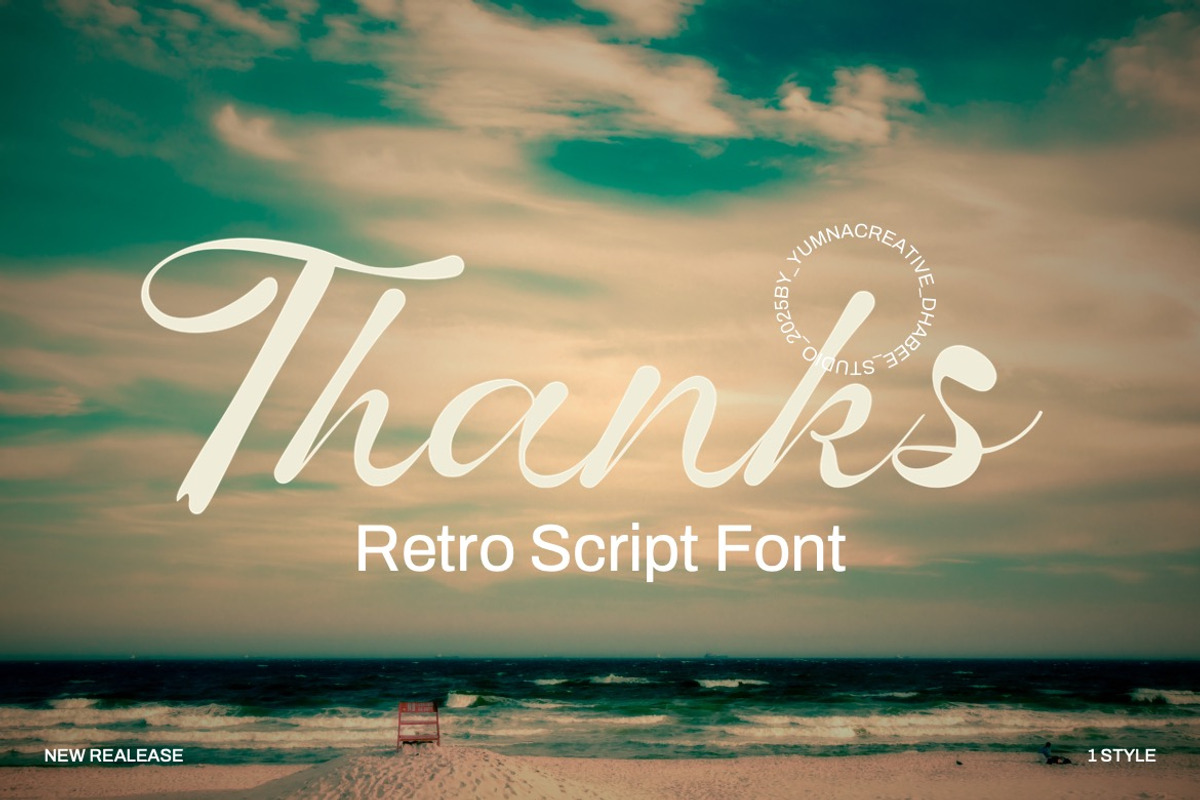 Vinecta - Retro Script Font, a Script Font by Dhabee (Photo 3 of 16)